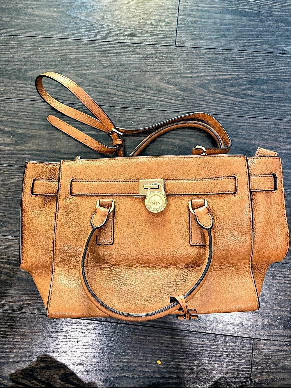 Michael Kors Hamilton Satchel in Brown